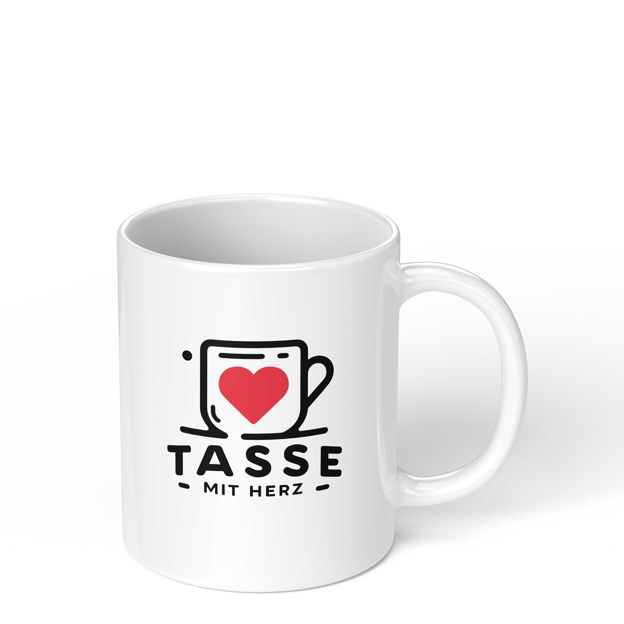 Weiße Fototasse zum Personalisieren mit eigenem Foto und Text