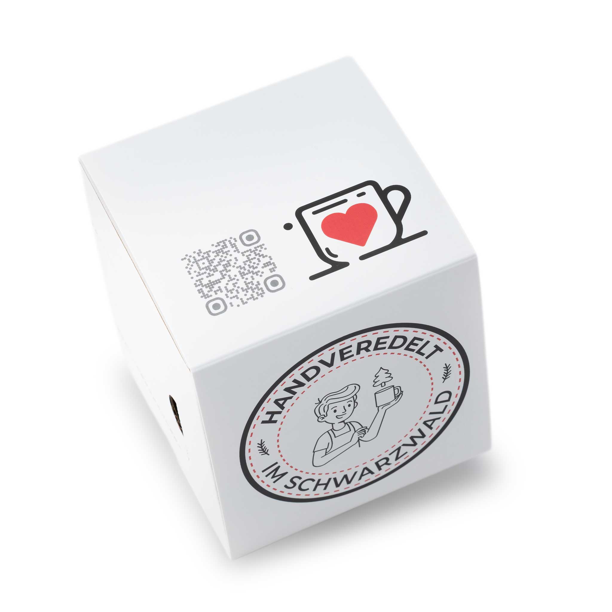 Geschenkbox für personalisierte Tassen von Tasse mit Herz