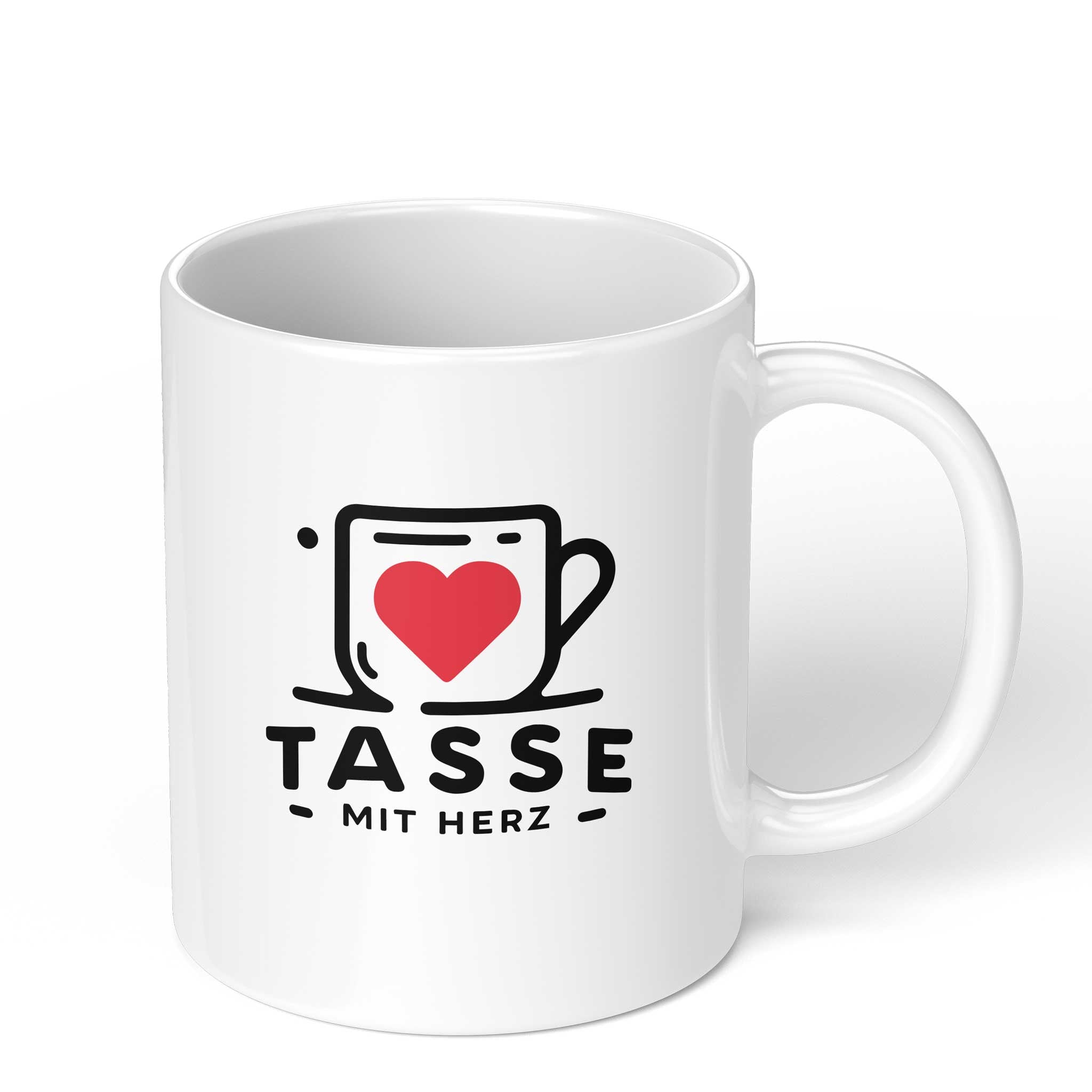 Große Fototasse 450 ml personalisiert mit Foto & Text – XL-Tasse, inkl. Geschenkbox